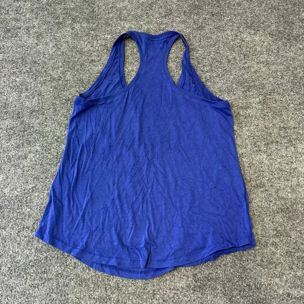 Nike Tank Top Womens Size S Blue Racerback Pocket Athletic Workout Gym Relaxed
